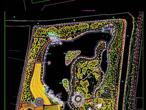 公园园林绿化设计CAD图纸平面图下载 花坛树池图片大全 编号 17552070